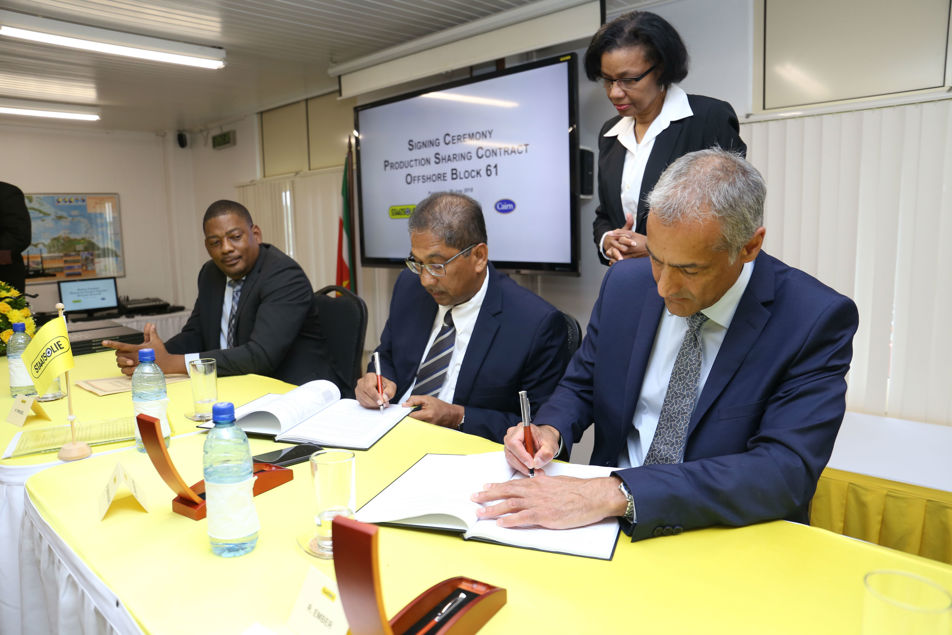 Staatsolie sluit offshore-productiedelingscontract met Cairn Energy