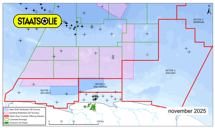 Staatsolie Initiates Seismic Study in Shallow Offshore