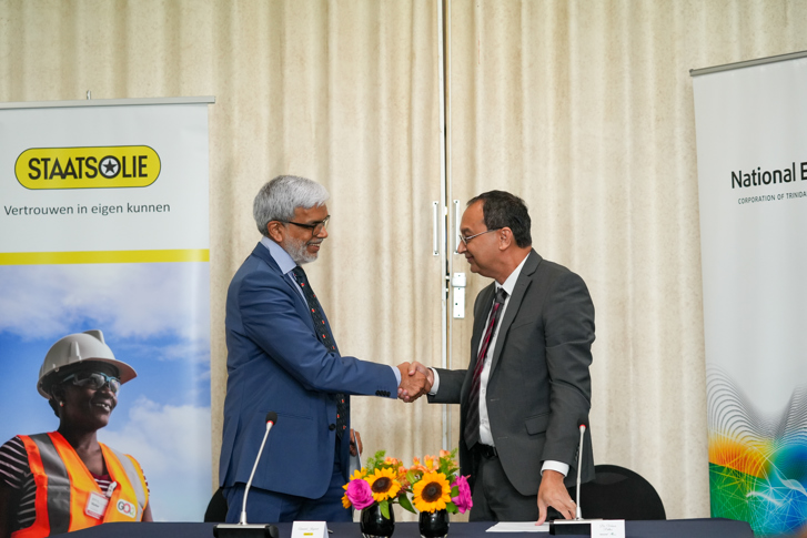 Staatsolie and National Energy Corporation explore solar energy development and collaboration in the field of natural gas